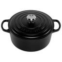 Le Creuset Signature Casserole round 22 cm satin black