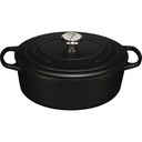 Le Creuset Signature Casserole oval 29 cm satin black