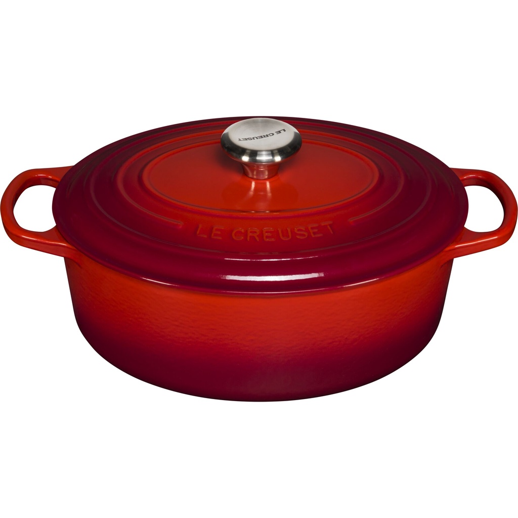 Le Creuset Signature Casserole oval 29 cm cerise