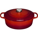 Le Creuset Signature Casserole oval 29 cm cerise