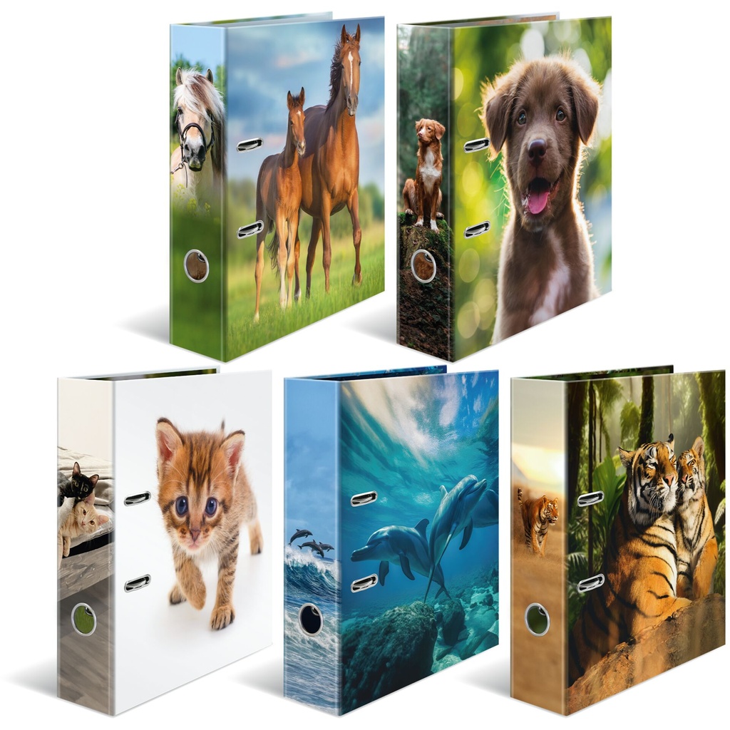 1x10 Herma Motif File A4 Favourite Animals          20096