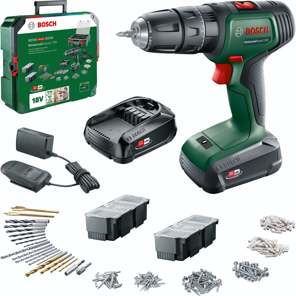 Bosch UniversalImpact 18V + 241-tlg. Zubehörset