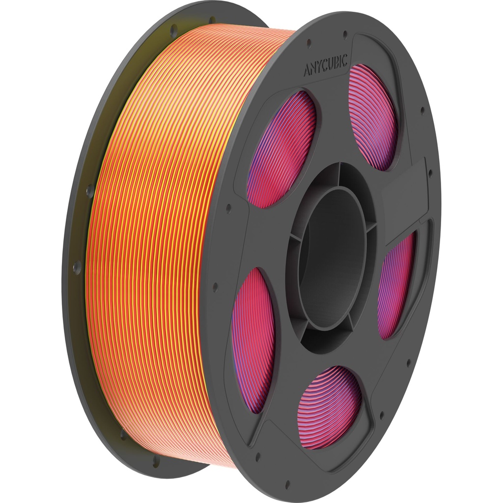 Anycubic PLA Silk Filament Tri-Color: Red Blue Yellow