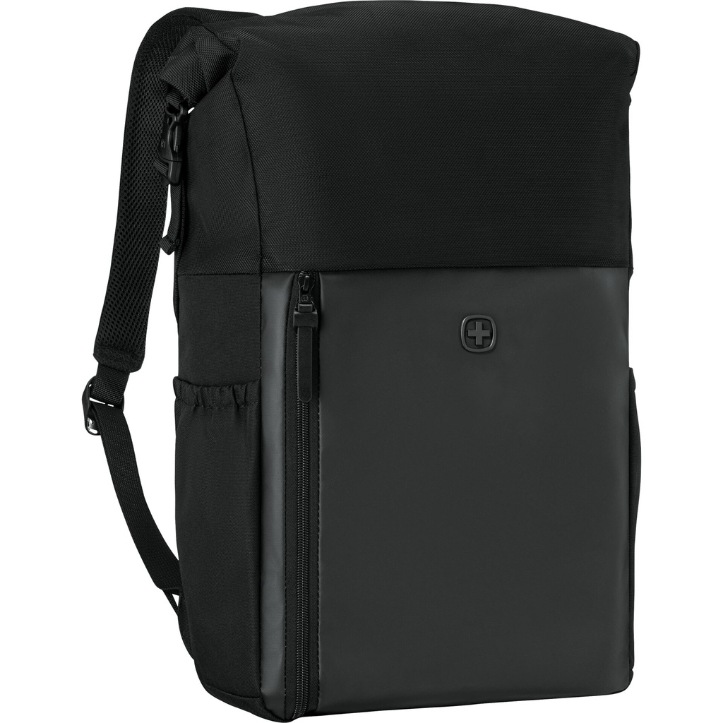 Wenger UrbanOne Roll-Top 15.6 Laptop Rucksack schwarz