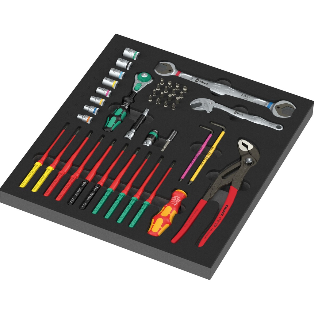 Wera 9753 KK Maintenace Set 1 Foam Insert