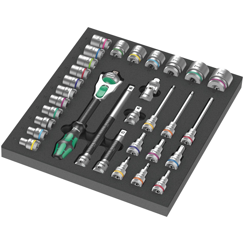 Wera 9722 C Zyklop  Set 1 Foam Insert