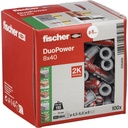 Fischer DUOPOWER 8x40 100 pcs.