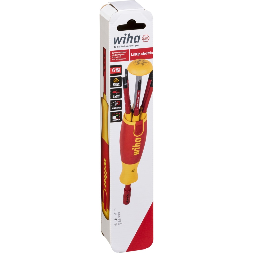 Wiha screwdriver with bit magazine LiftUp electric