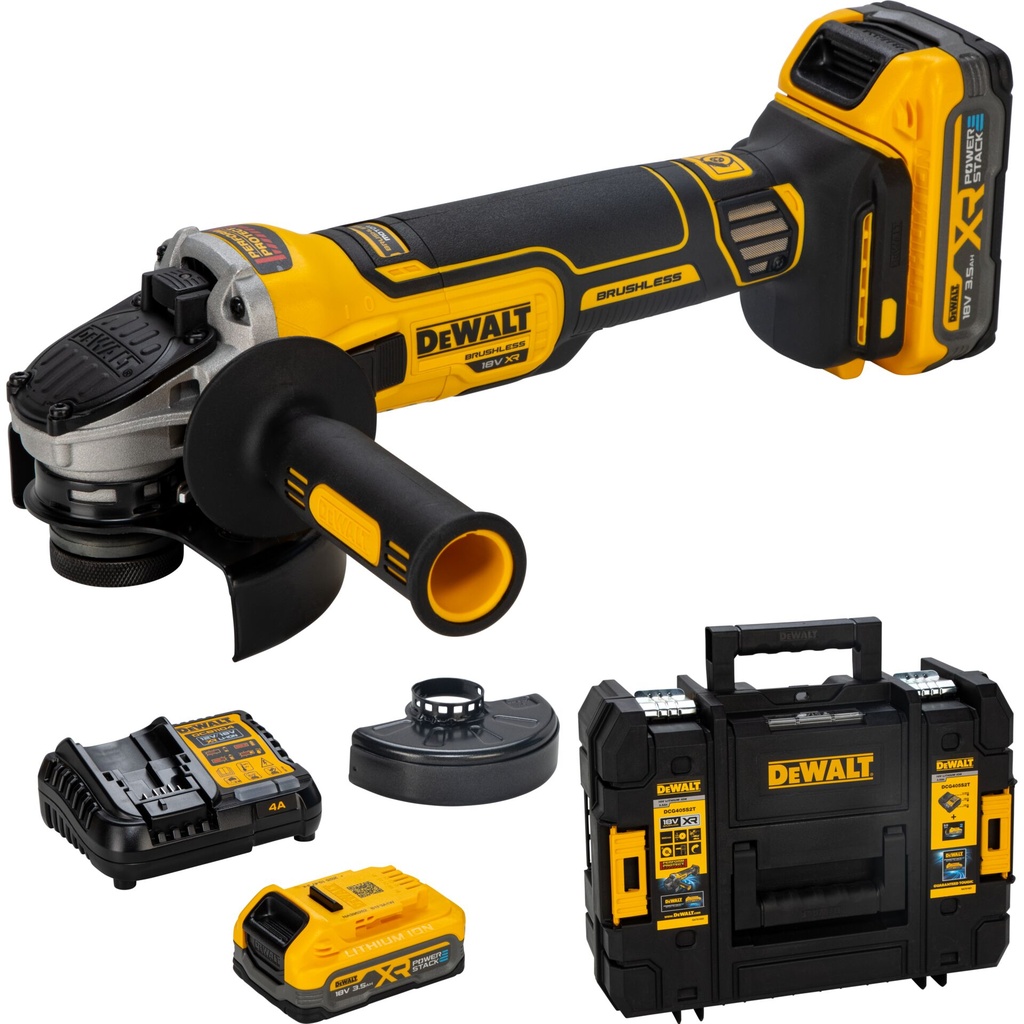 DeWalt DCG405S2T-QW Cordless Angle Grinder