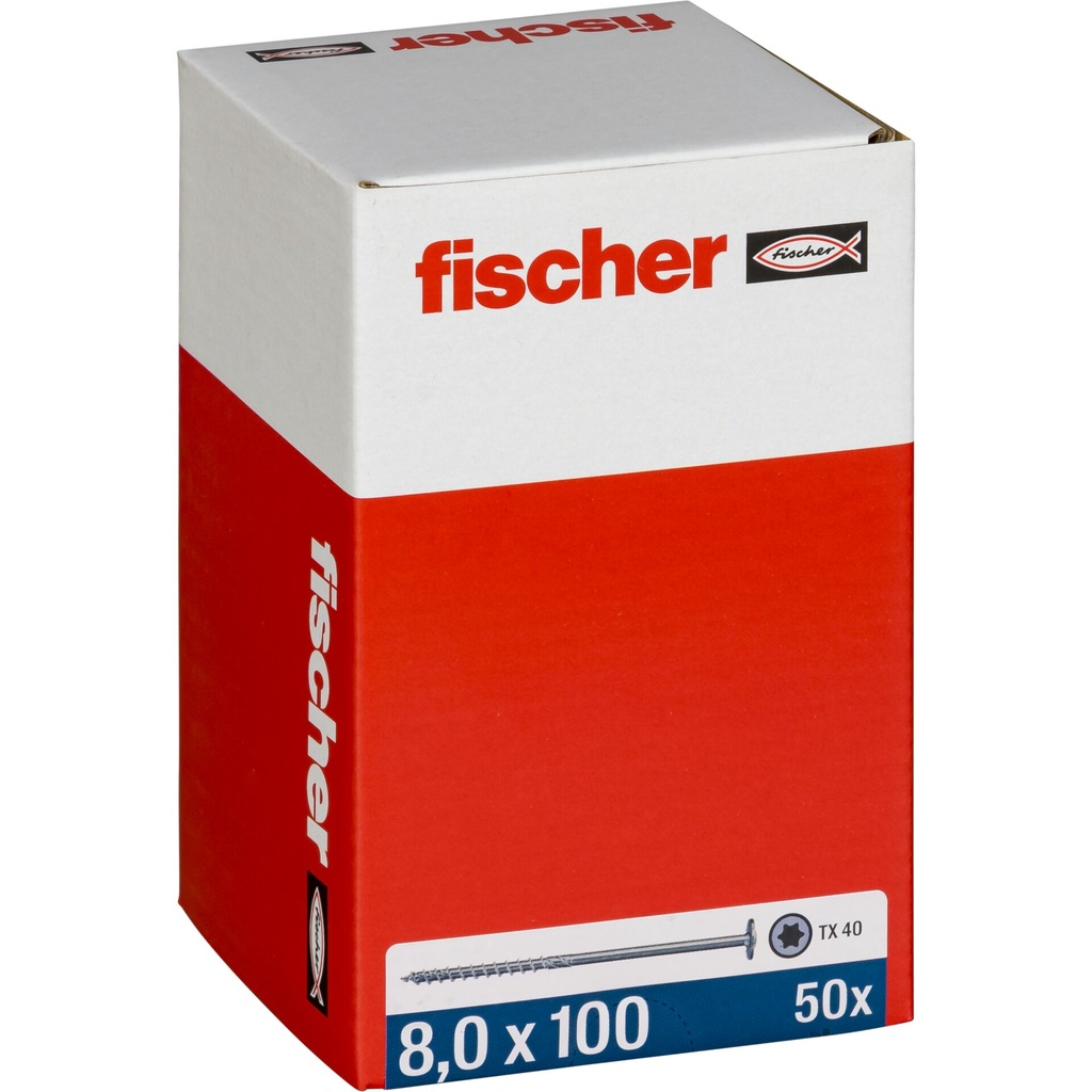 Fischer PowerFast II 8,0x100 TK TX TG blvz 50