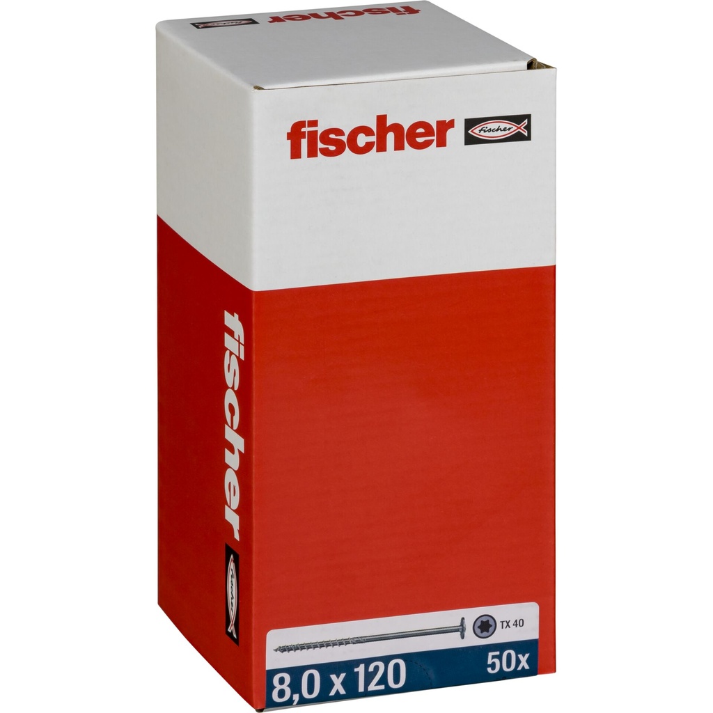 Fischer PowerFast II 8,0x120 TK TX TG blvz 50