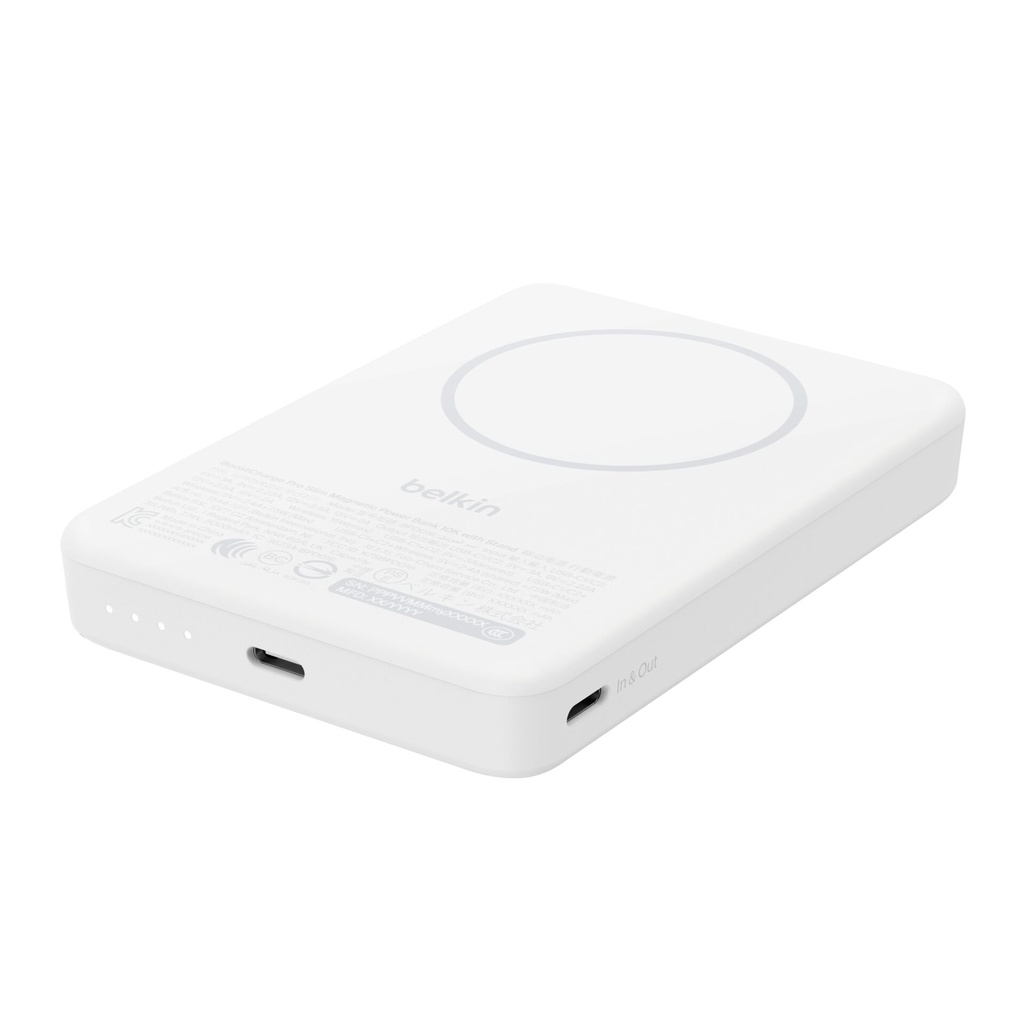 Belkin BoostCharge Slim 15W Qi2 magn.Powerb. 10000mAh BPD016hqWH