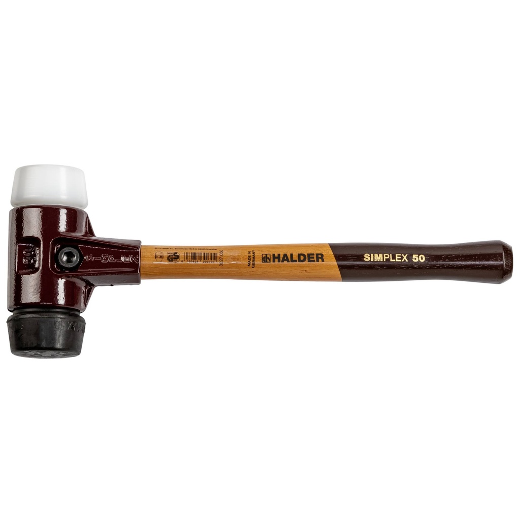 Halder SIMPLEX soft-face mallet 50 comp. rubber/plast. TE SIMPL