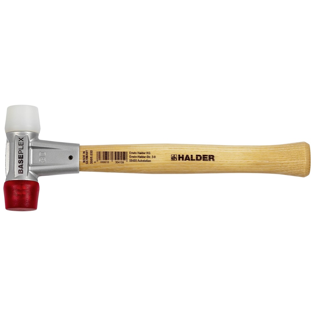 Halder BASEPLEX soft-face mallet 30 Nylon Cellulose Acetate