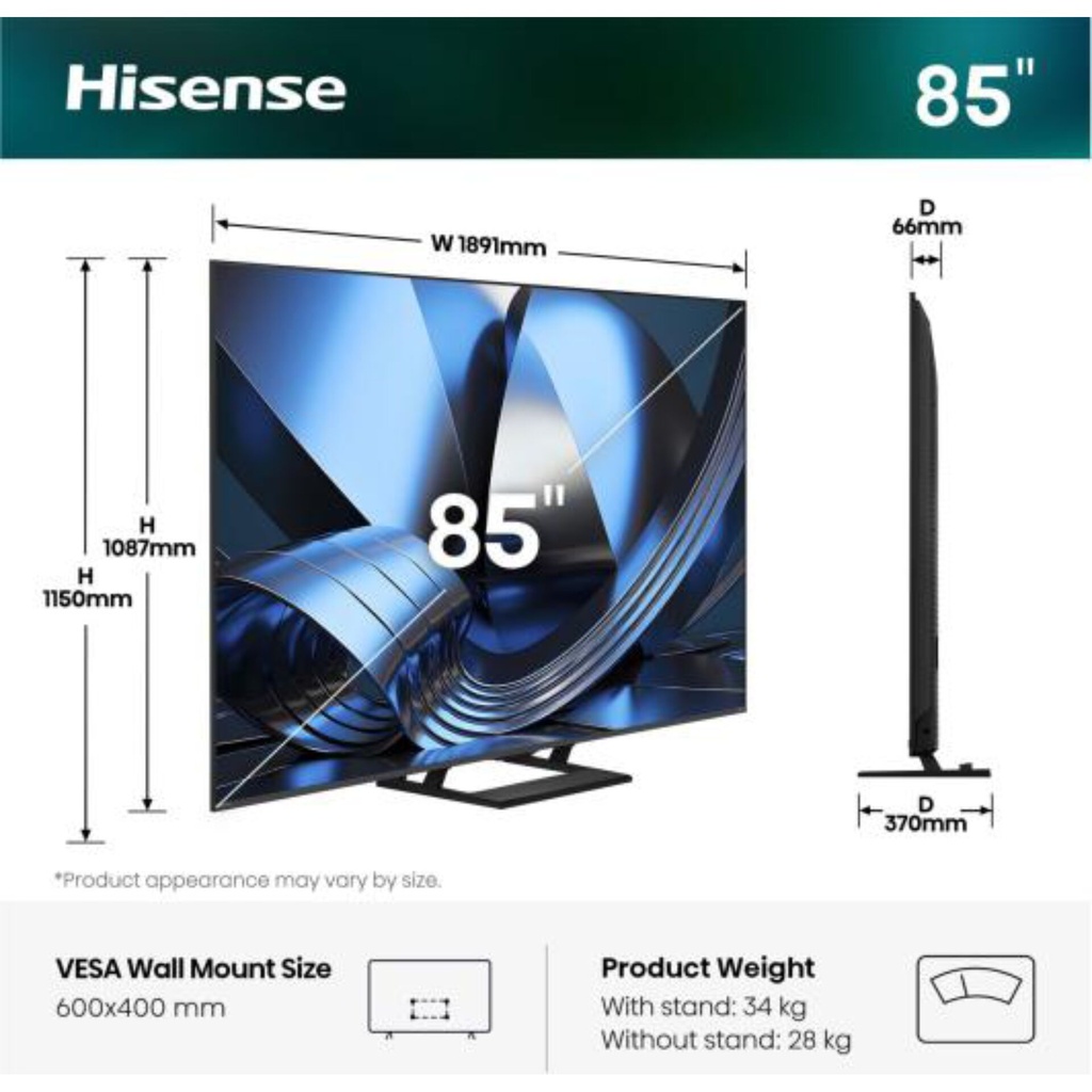 Hisense 85U7DSE