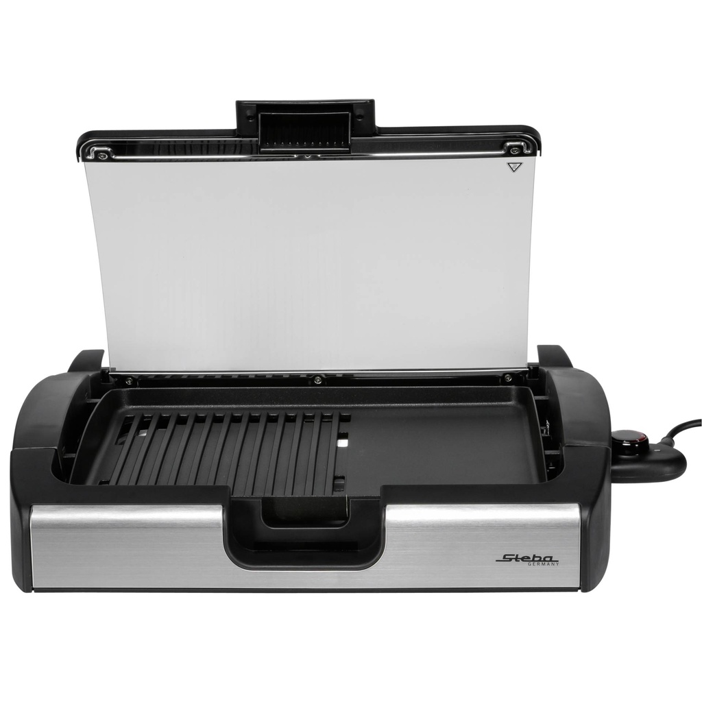 Steba VG 200 BBQ Table Grill with glass lid