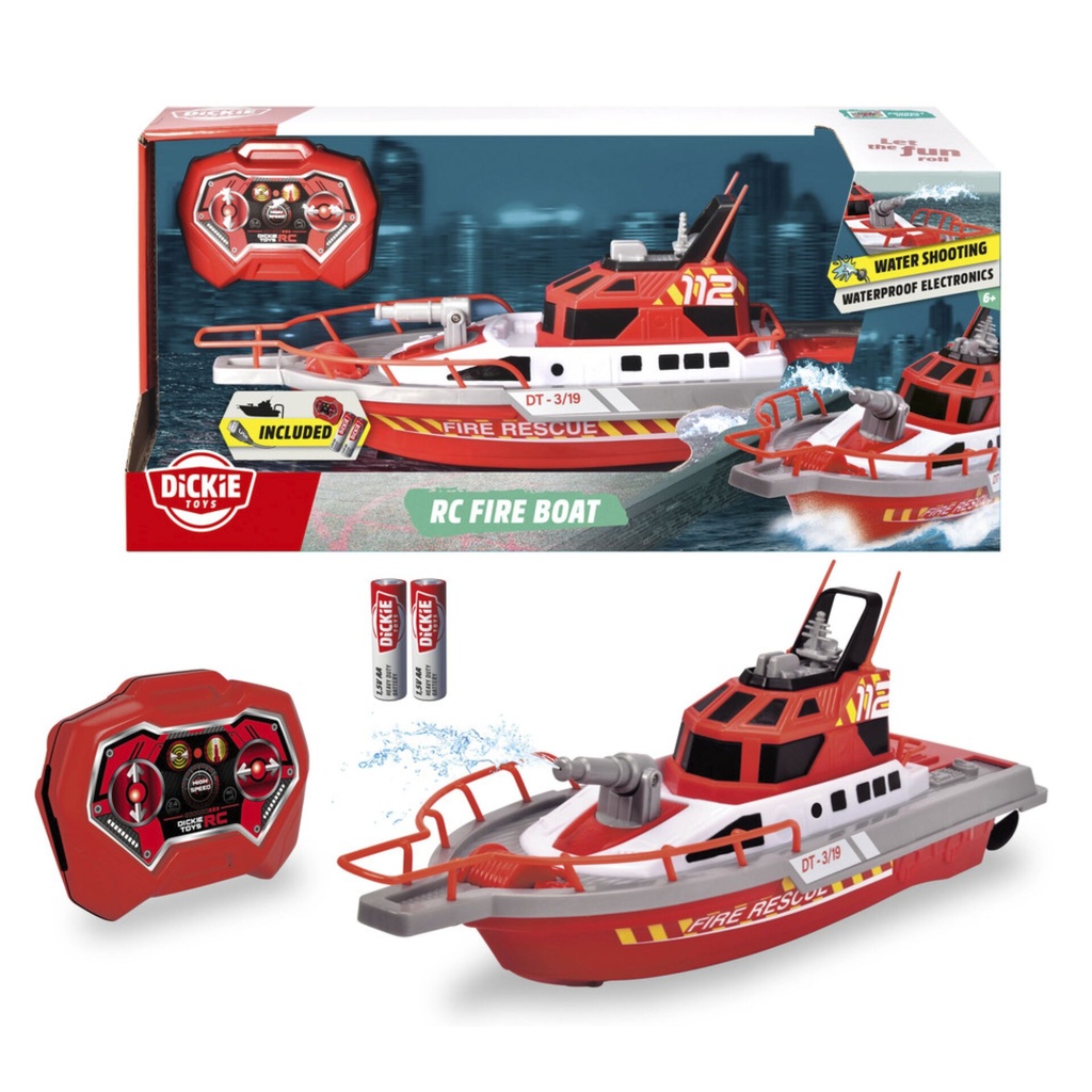 Dickie RC Fire Boat 2,4 GHz, RTR           201107000