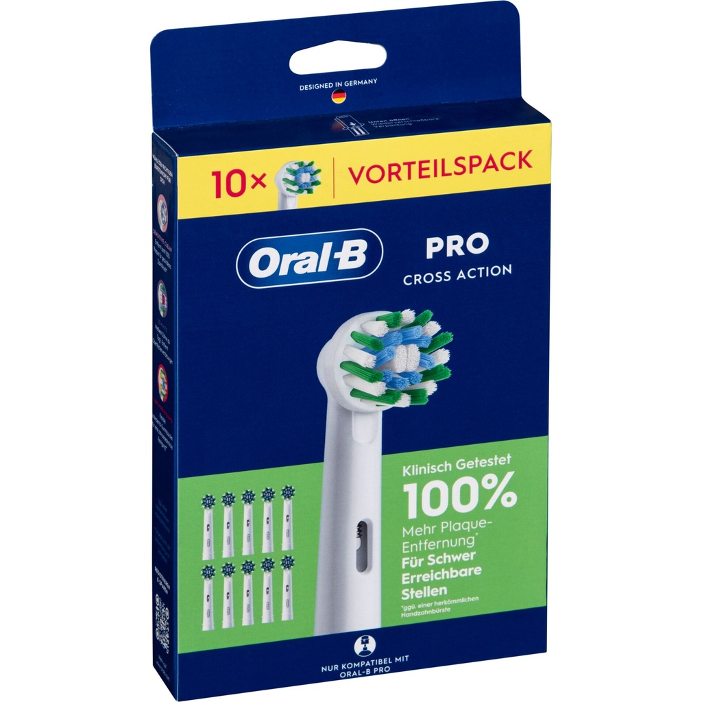 Oral-B Toothbrush Heads Pro CrossAction 10pcs