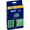 Oral-B Toothbrush Heads black Pro CrossAction 10pcs