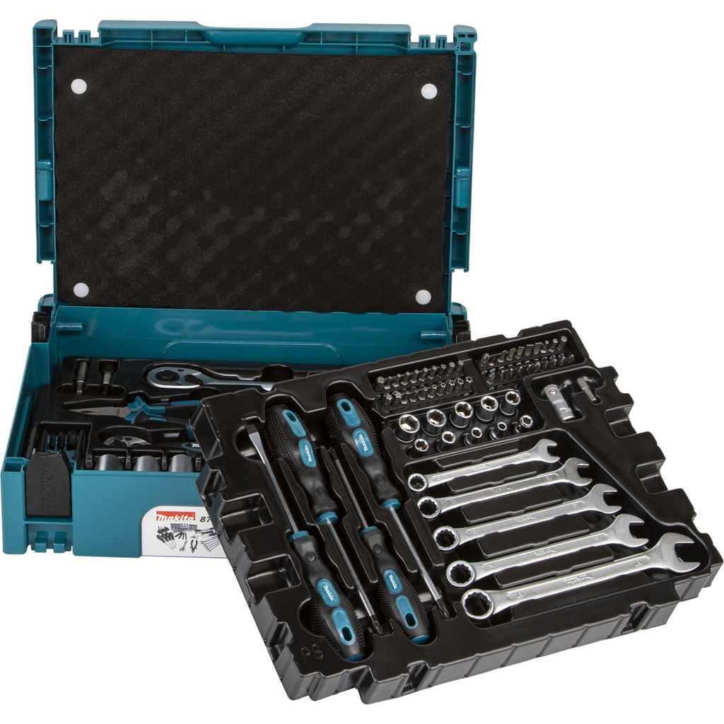 Makita E-11542 Machanic Tool Set 87-prt. in MAKPAC Size 1