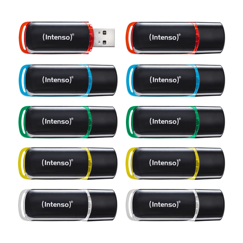 1x10 Intenso Business Line   8GB USB Stick 2.0 farbl.sort.3511561