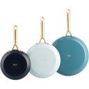 GreenPan Shades Frying Pan Set 3-Piece 20+24+28cm Coastel