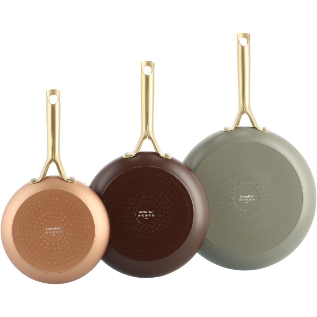 GreenPan Shades Frying Pan Set 3-Piece 20+24+28cm Terra