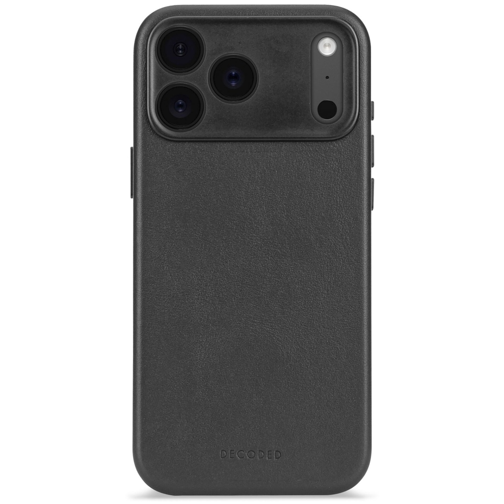 Decoded Leather Backcover iPhone 17 Pro Black