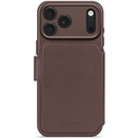Decoded Leather Detachable Wallet iP 17 Pro Chocolate Brown