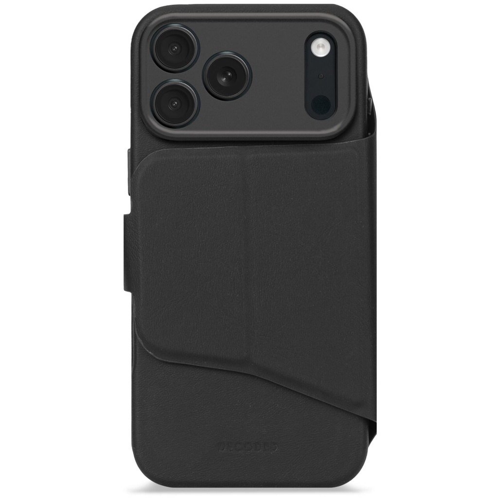 Decoded Silicone Detachable Wallet iP 17 Pro Max Black