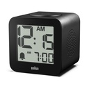 Braun  BC 25 BP schwarz Quarzwecker mit Sprachausgabe