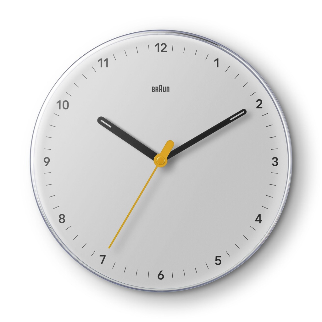 Braun BC 26 W weiß Quarzwanduhr