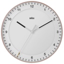 Braun BC 17 PW rosa/weiß Quarzwanduhr, analog