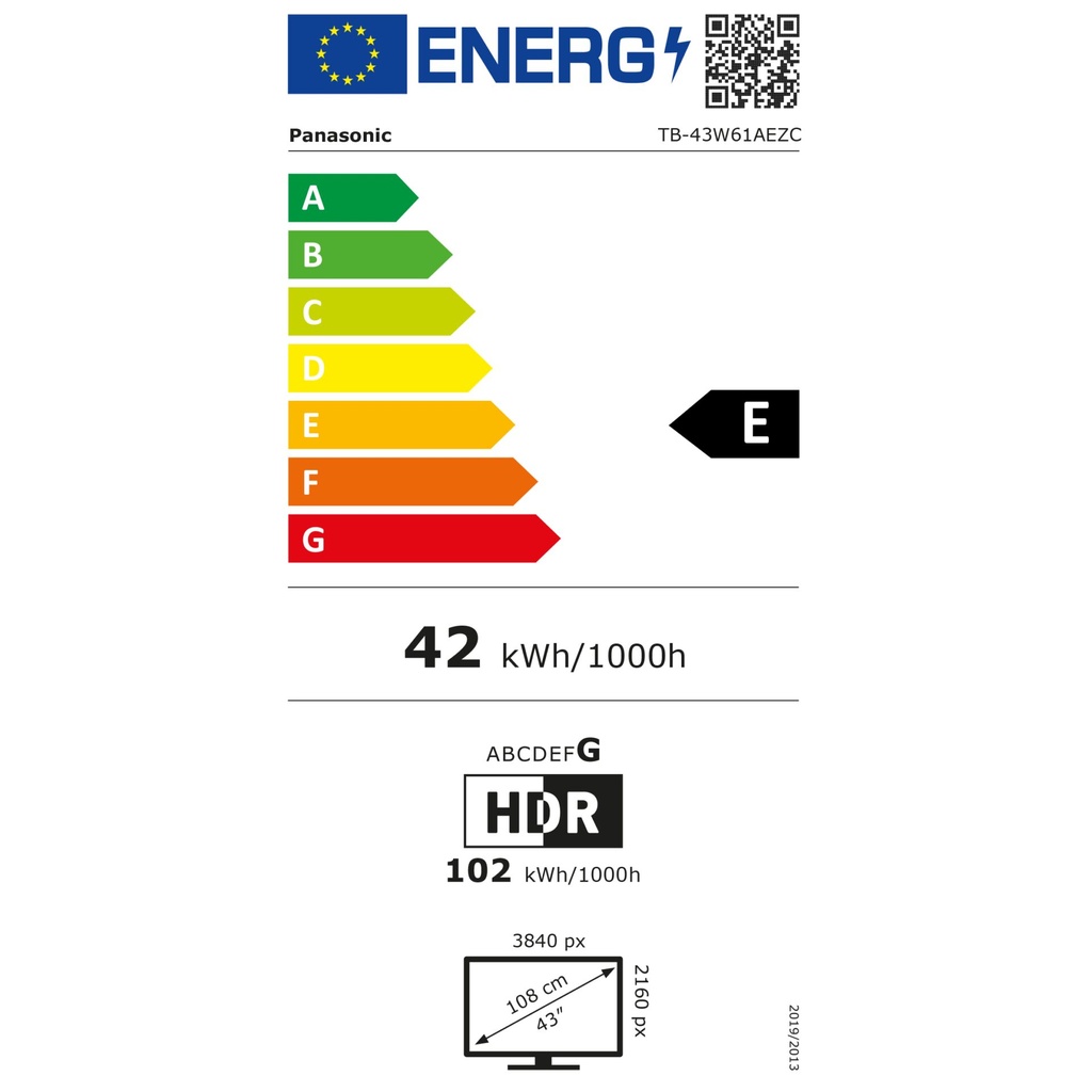 Panasonic TB-43W61AEZC