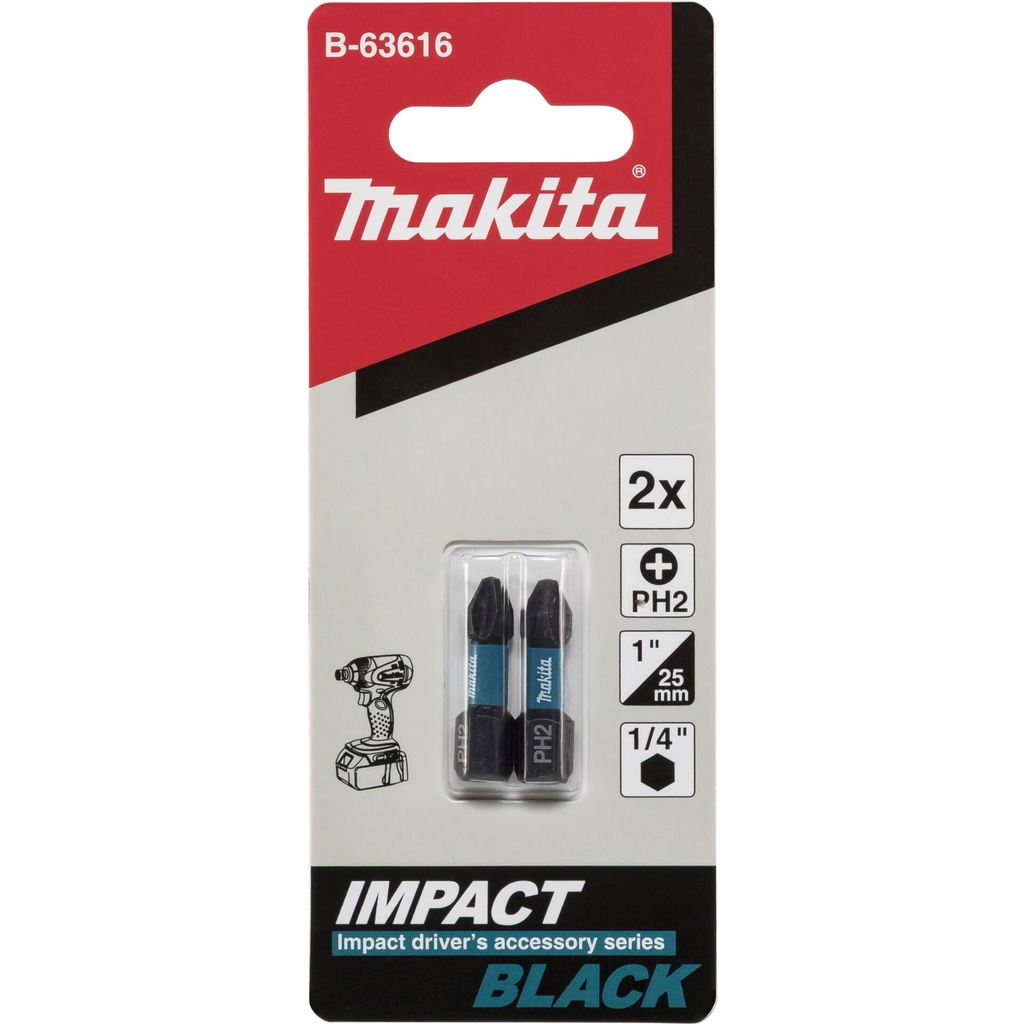 Makita PH Bit 2x25 2Stk