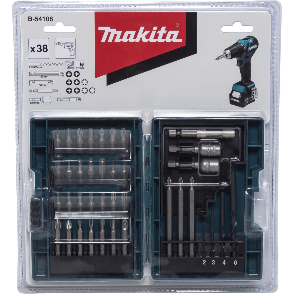 Makita Bohrer-Bit-Set 38tlg.