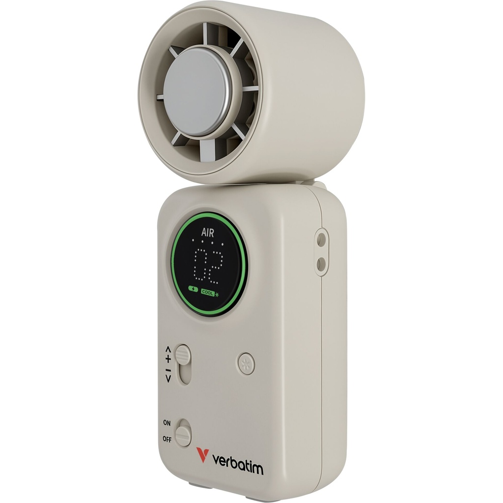 Verbatim Cool`n´Go Ice Touch Pro Handheld Fan white/silver  32346