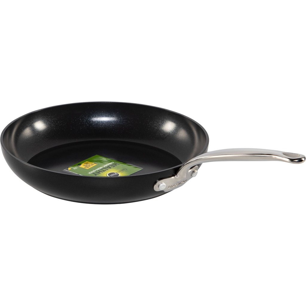 GreenPan Barcelona 3-Piece Frying Pan Set black