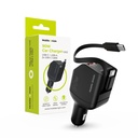 Mobile Origin 90W Car Charger CA22 USB-C+USB-A 2x cable 60cm