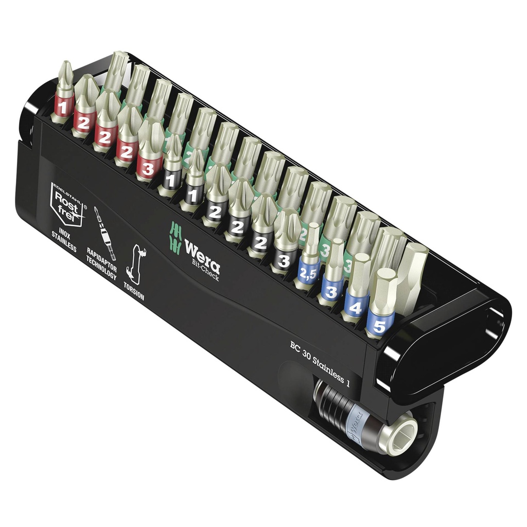 WERA Bit-Check 30 Stainless 1