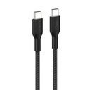Belkin BOOSTCHARGE gefl.Kab. 60W USB-C/USB-C 2m schw.CAB024hq2mBK
