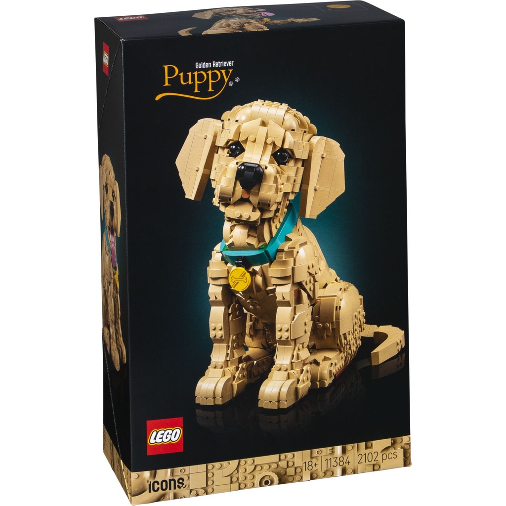 LEGO Icons 11384 Golden Retriever Puppy