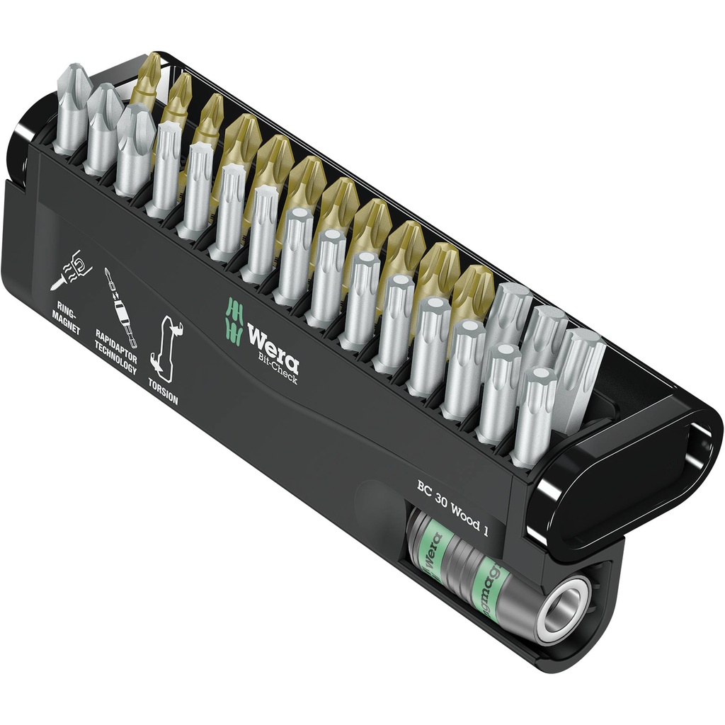 WERA Bit-Check 30 Wood 1 Bit-Check