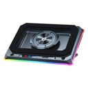 Conceptronic THYIA03B Gaming Notebook Cooler mit USB Hub