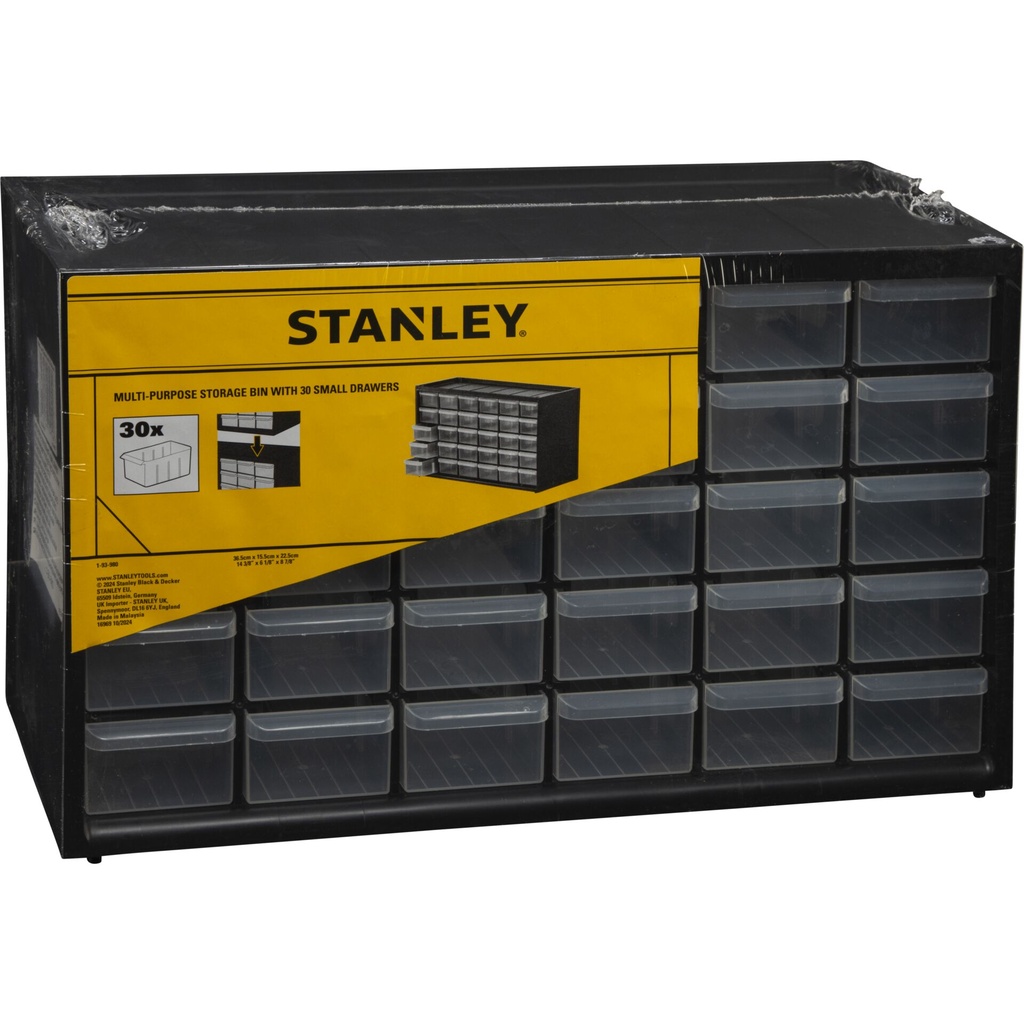 Stanley Small Parts Storage Box with 30 Drawers