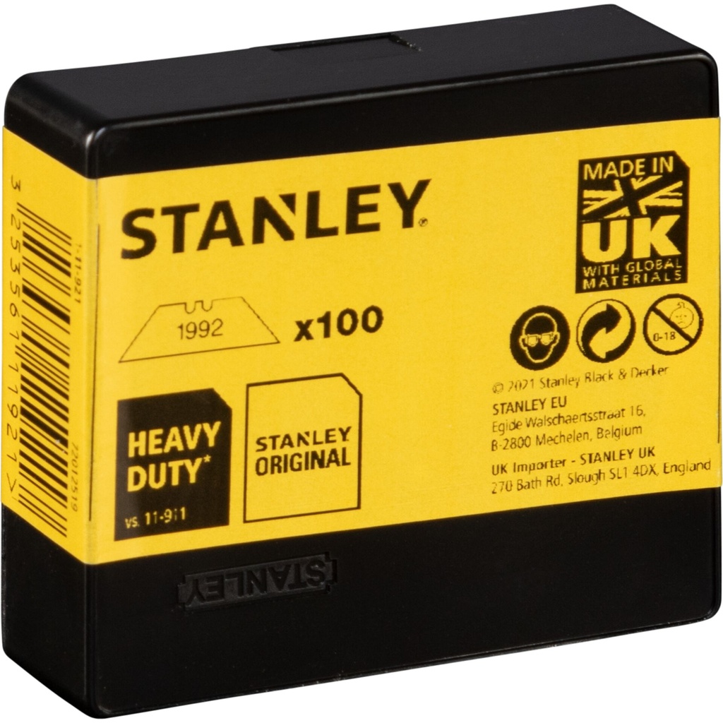 Stanley Utility Blades 1992 100 pcs.