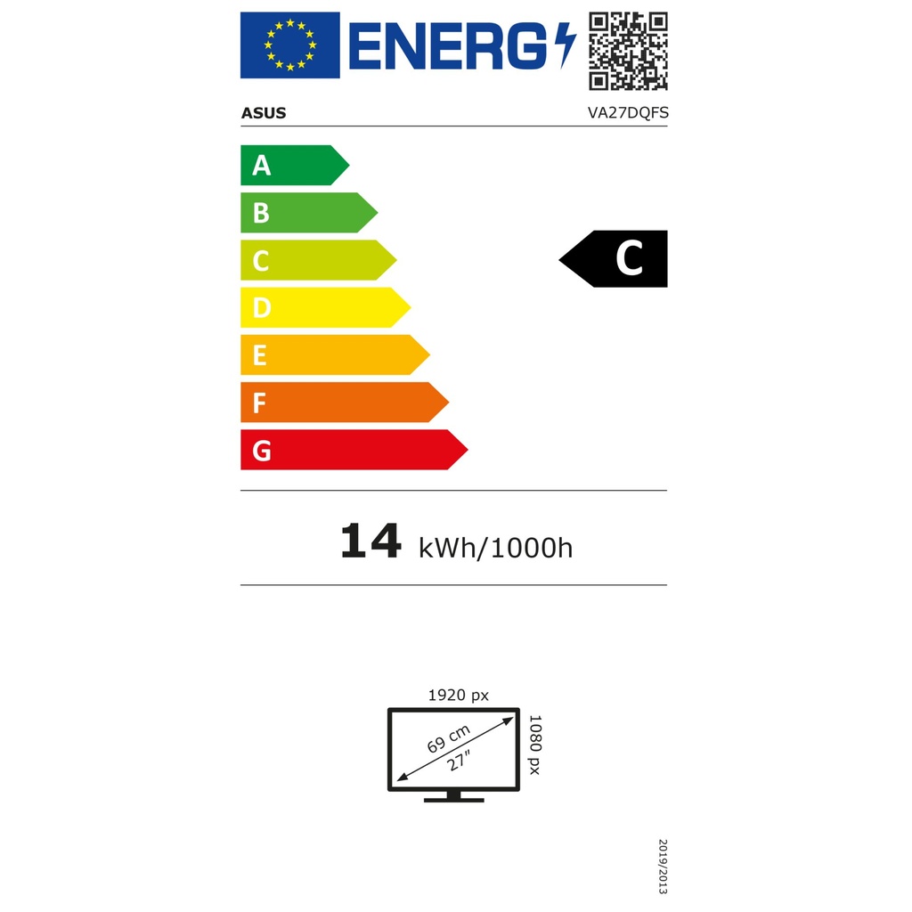 ASUS VA27DQFS 68.6 cm (27 ) 100Hz FHD