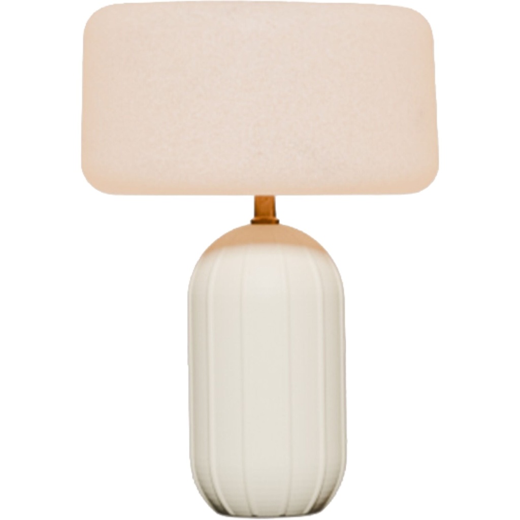 New Garden PHOEBE 40 beige Tischlampe