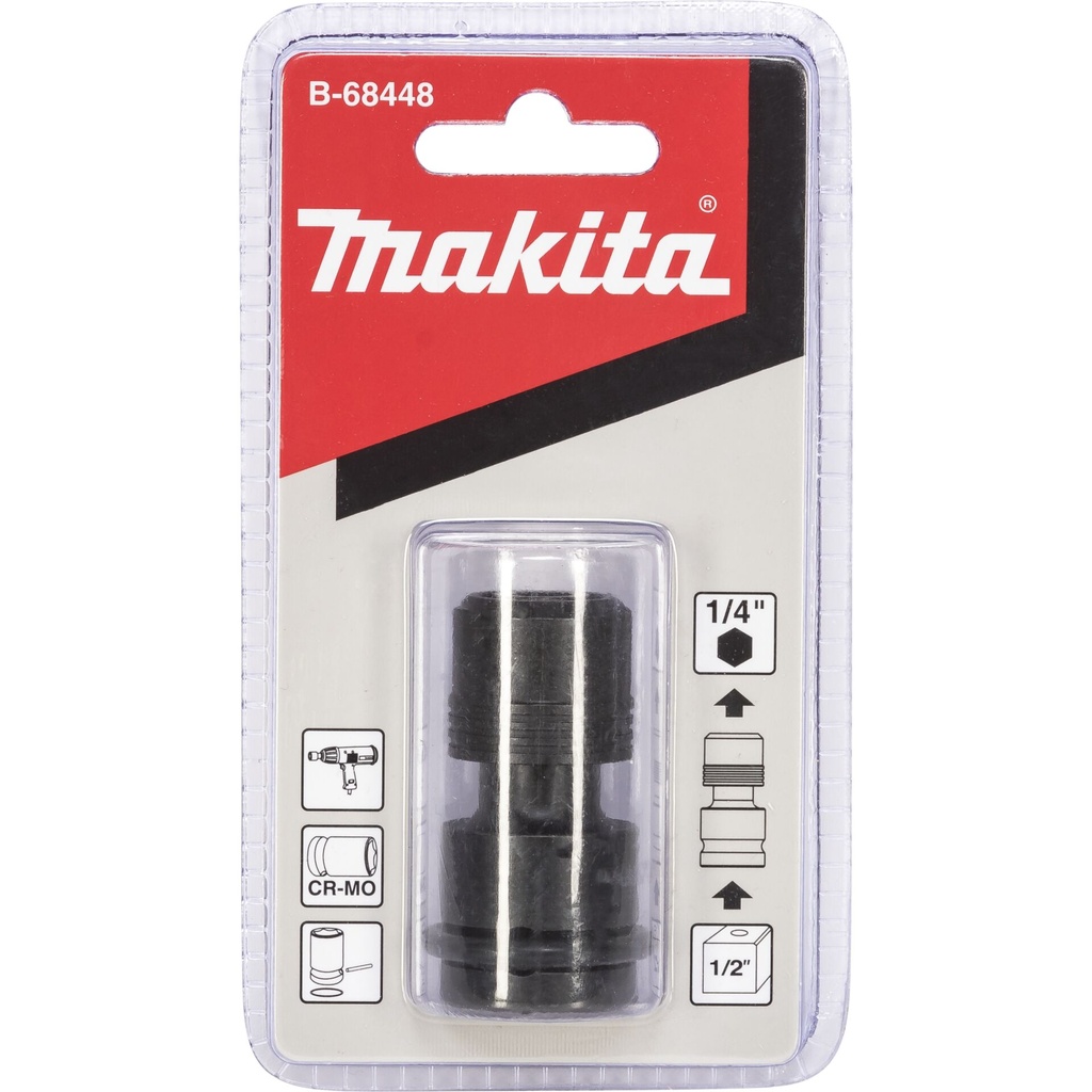 Makita B-68448 Bit-Adapter 1/2  4KT - 1/4  6K