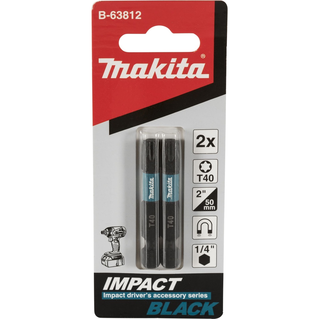 Makita B-63812 Bit T40x50mm 2pcs.